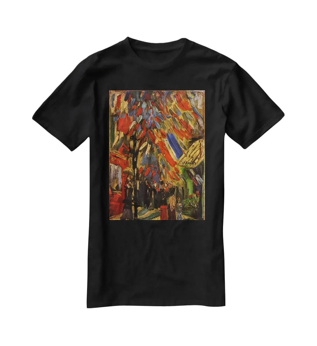 14 July in Paris by Van Gogh T-Shirt