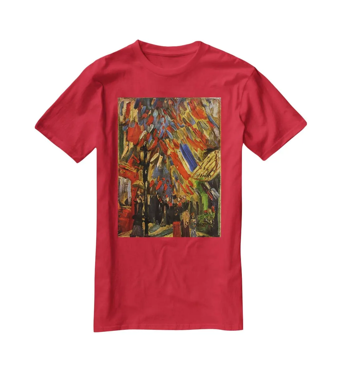 14 July in Paris by Van Gogh T-Shirt