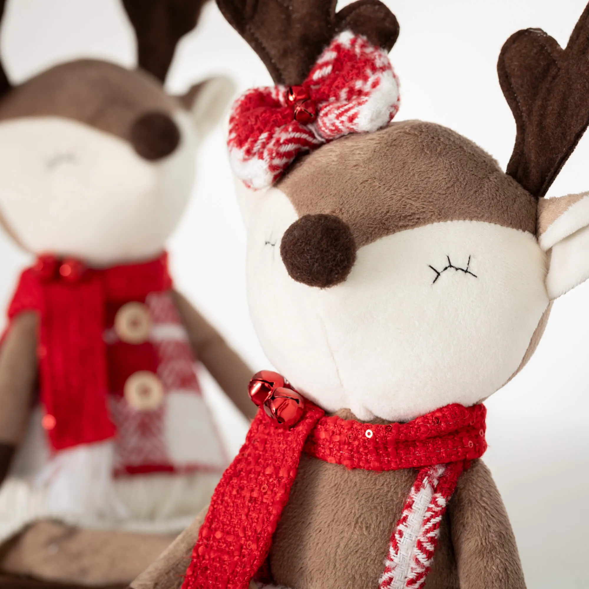 14.25" Plush Reindeer Games Figurines