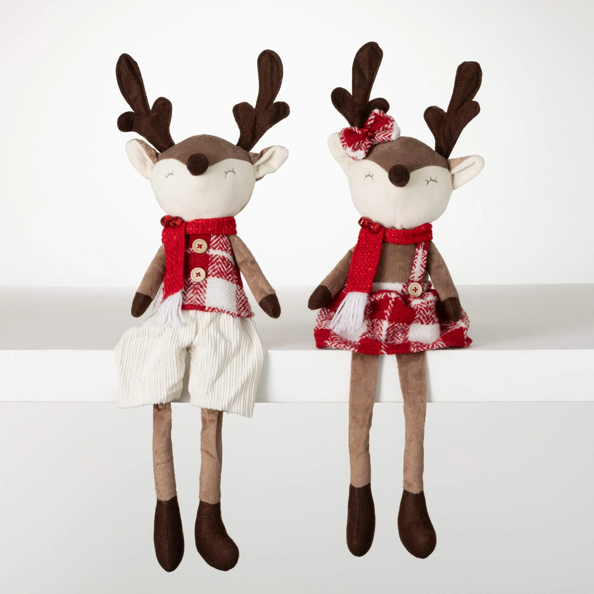 14.25" Plush Reindeer Games Figurines