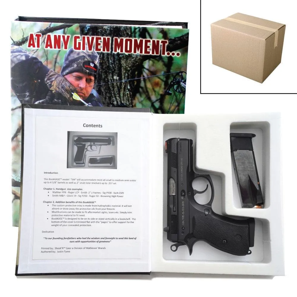 4 Units - Hand Gun Hider Book Safe-Any Given Moment SM