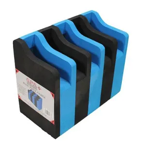 5 Pistol Soft Cradle Holder, Black-Blue