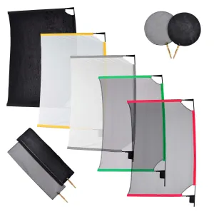 60x90cm (24 x 36") Professional Foldable Flag Panel Kit