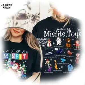 A Bit Of A Misfit Christmas Movie Misfit Toys Christmas PNG Design