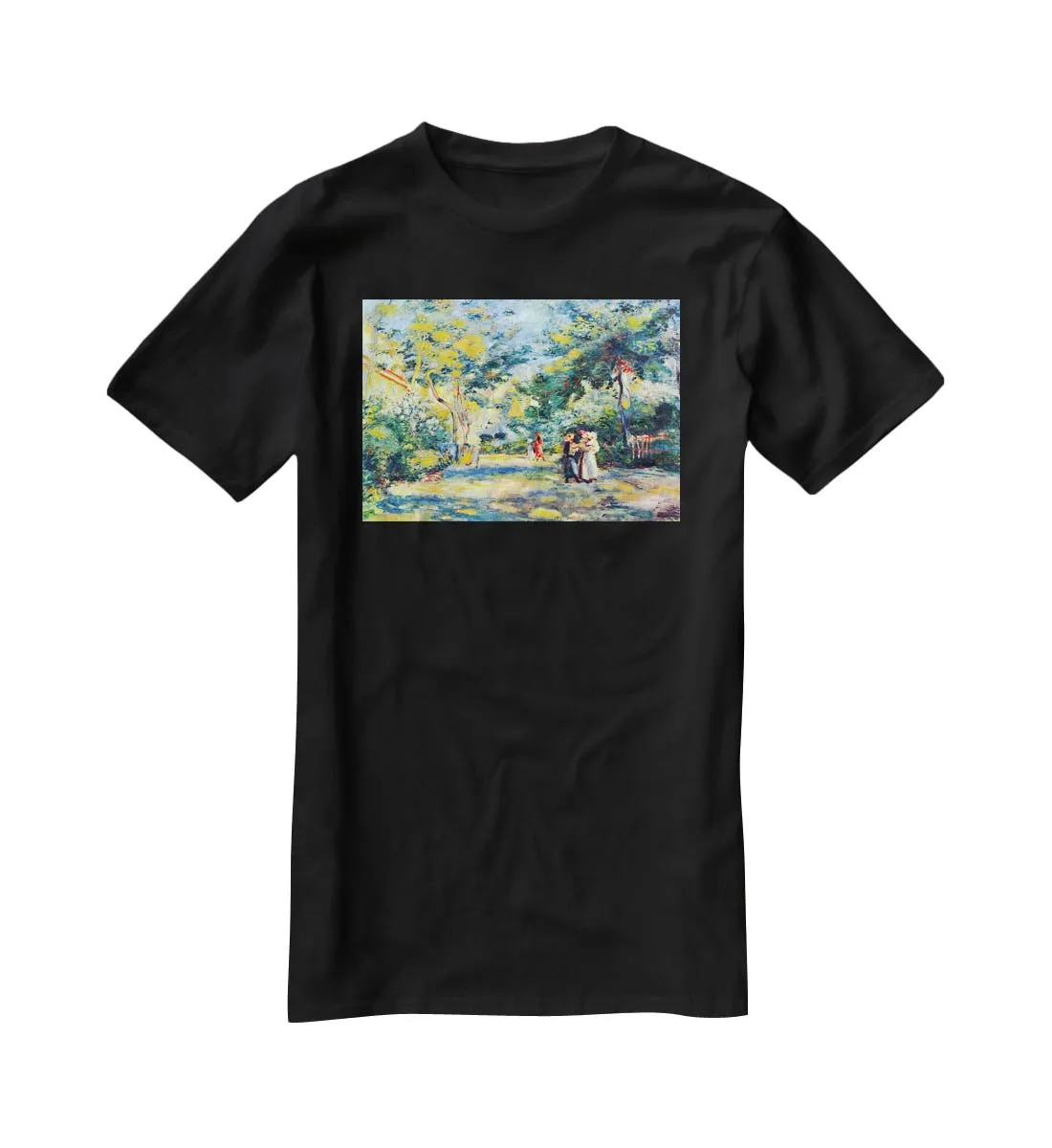 A Garden in Montmartre by Renoir T-Shirt