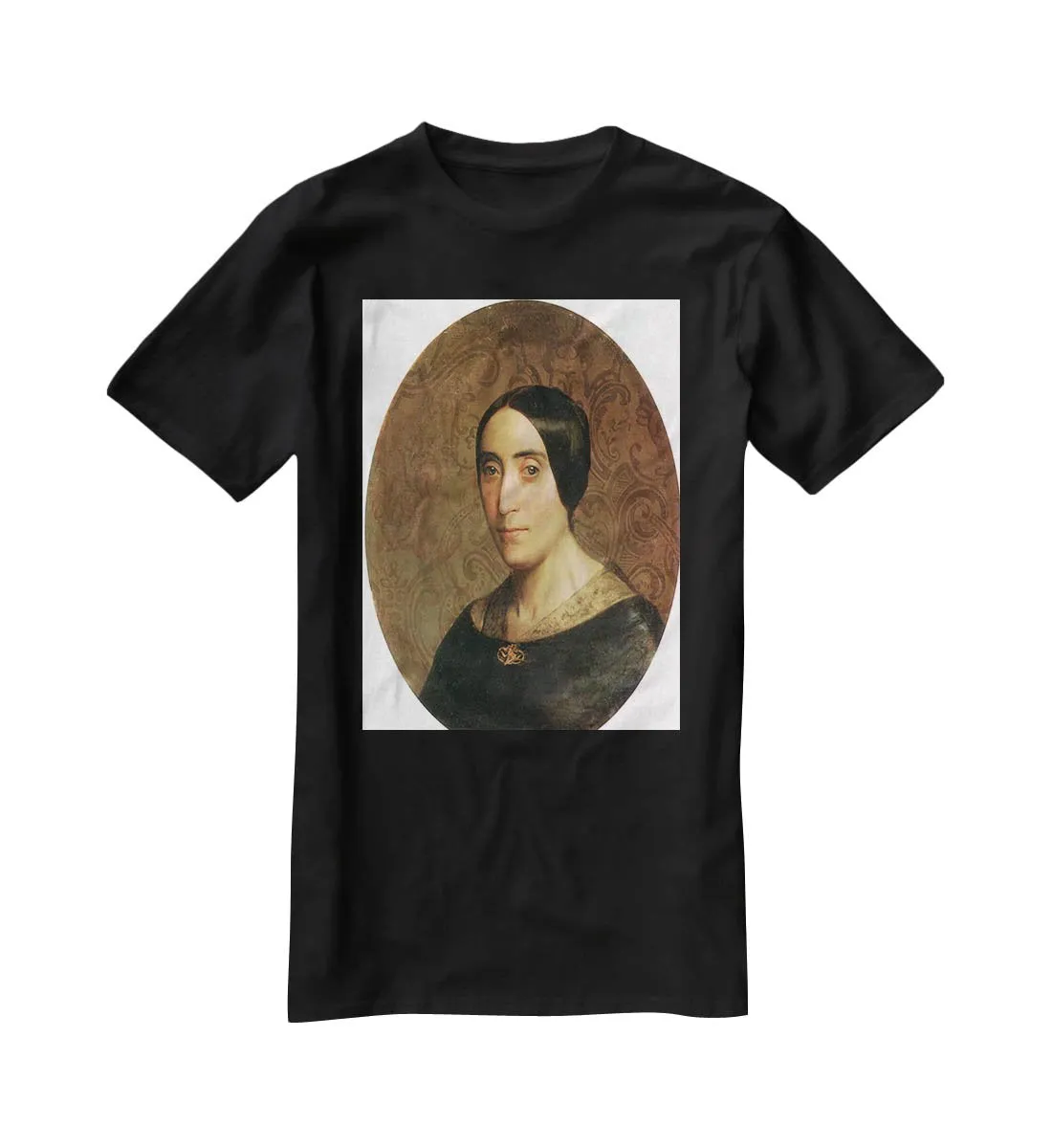 A Portrait of Amelina Dufaud Bouguereau 1850 By Bouguereau T-Shirt