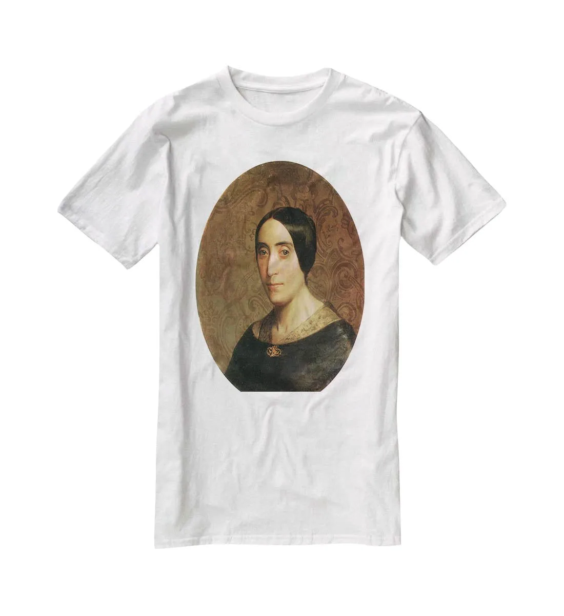 A Portrait of Amelina Dufaud Bouguereau 1850 By Bouguereau T-Shirt