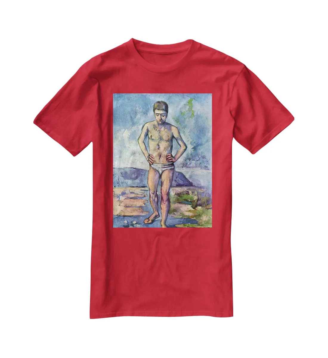 A Swimmer by Cezanne T-Shirt