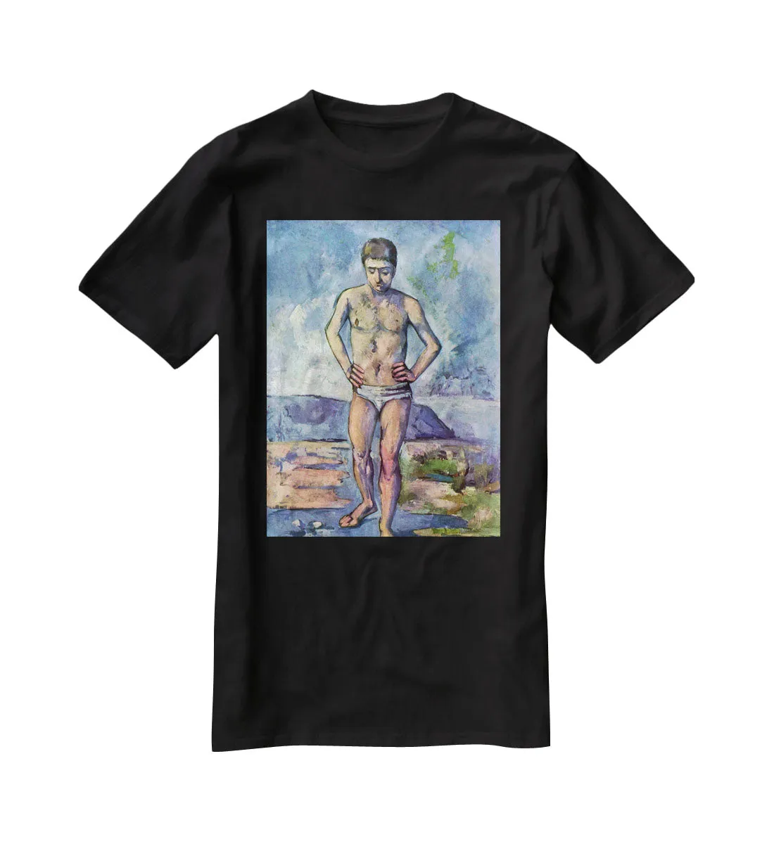 A Swimmer by Cezanne T-Shirt