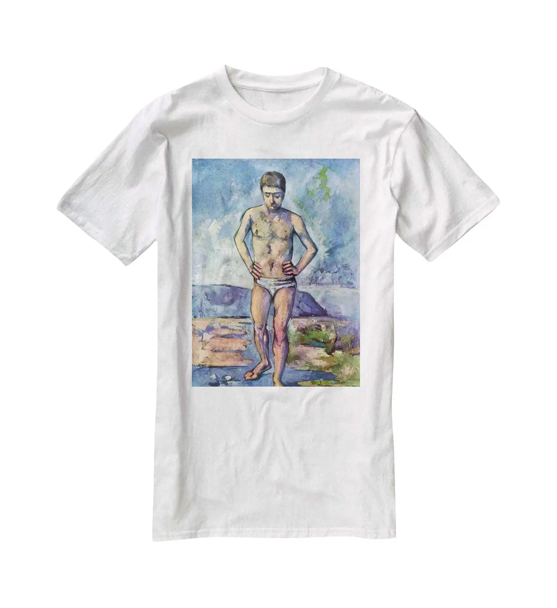 A Swimmer by Cezanne T-Shirt