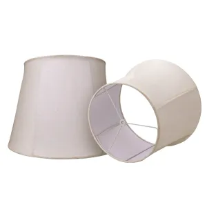 ALUCSET Royal Foldable Lampshades w/Spider Installation, Set of 2, (For Parts)