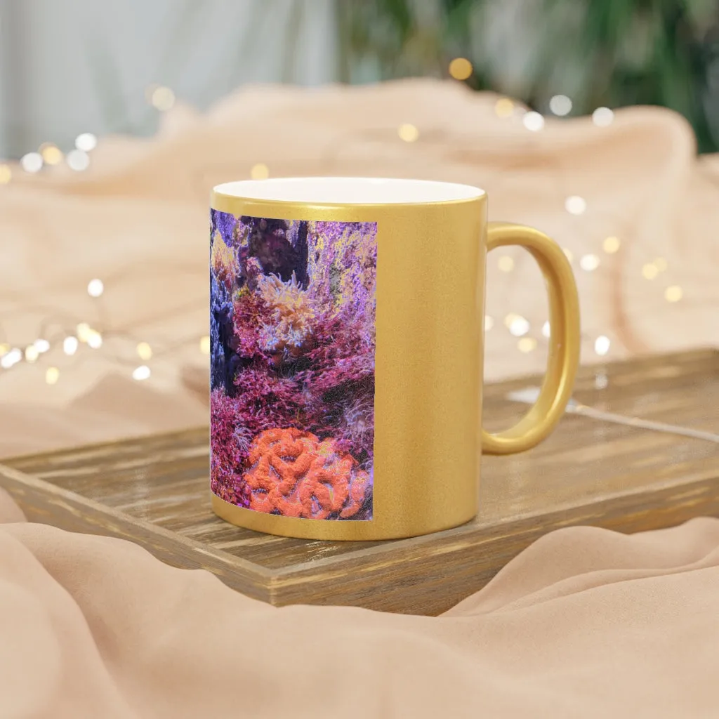 Aquarium Metallic Mug (Silver / Gold)