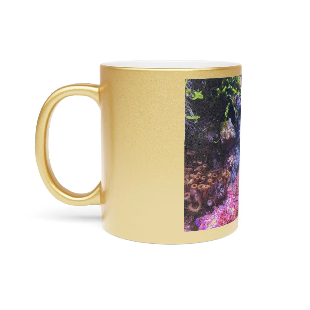 Aquarium Metallic Mug (Silver / Gold)