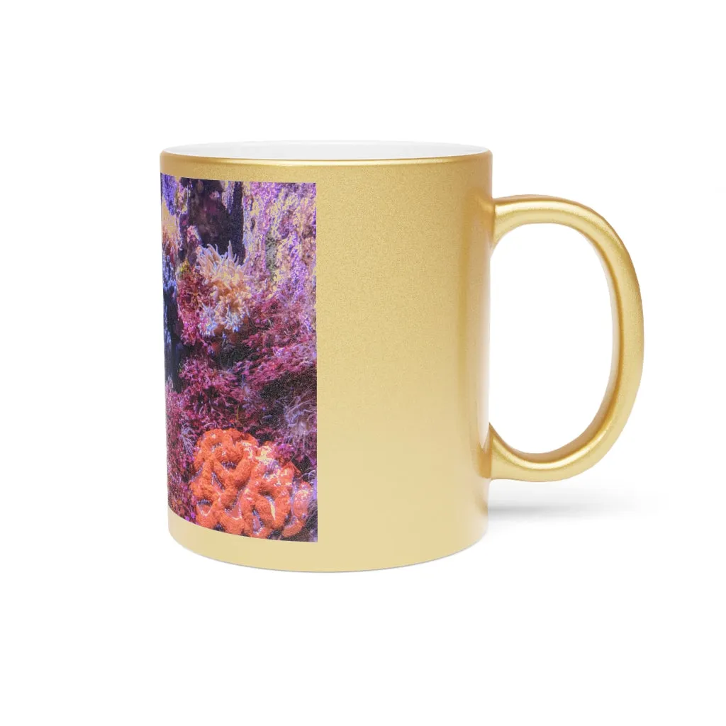 Aquarium Metallic Mug (Silver / Gold)