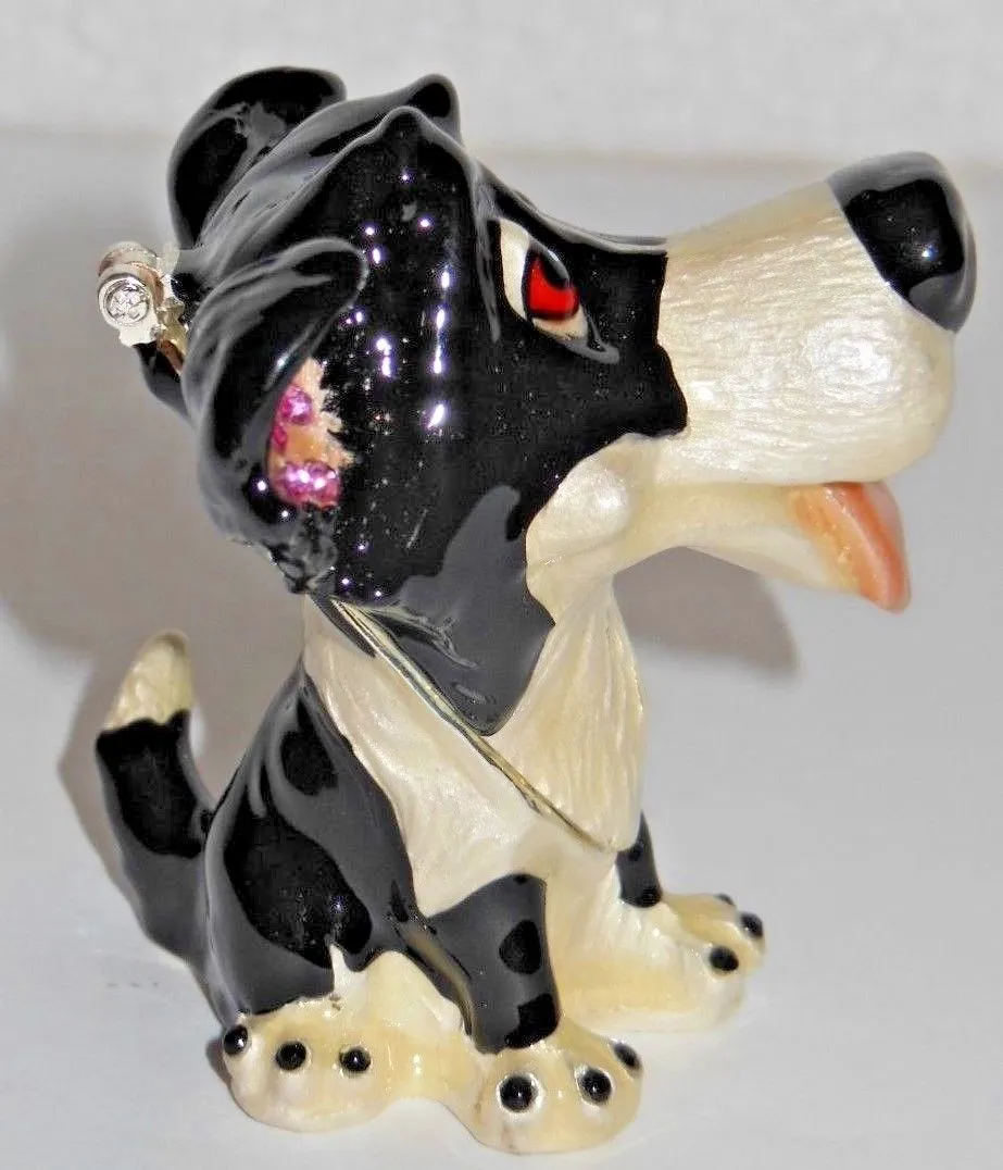 Arora Design Border Collie Trinket Box