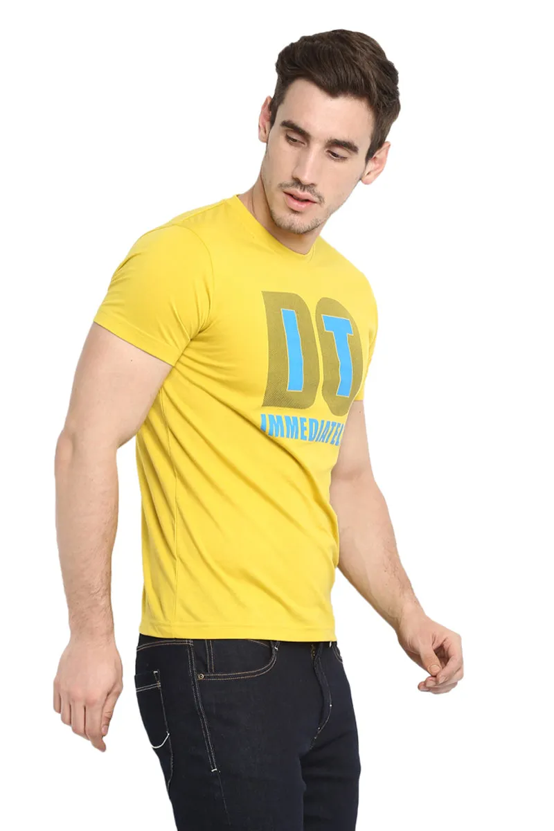 AXMANN Casual T-Shirt (Indigo Melange | Bamboo) Combo Pack