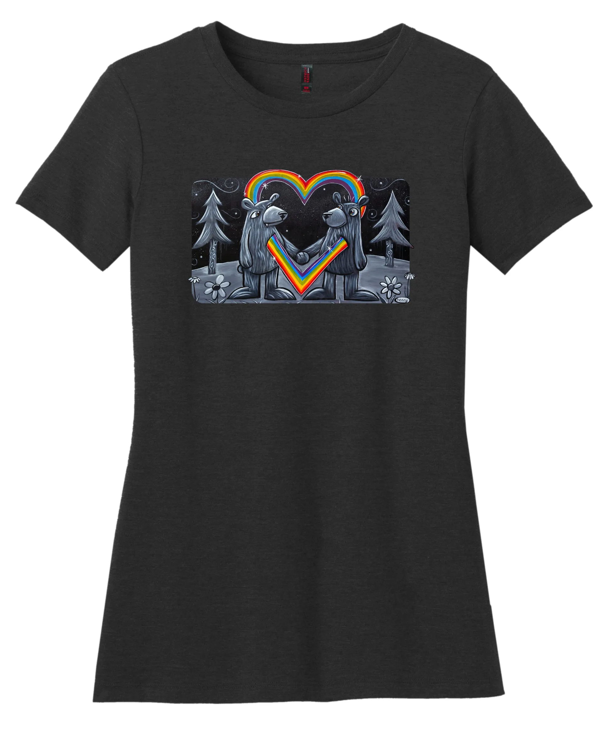 Bear Love | Feminine Cut T-Shirt | Wearable Art by "Henry"