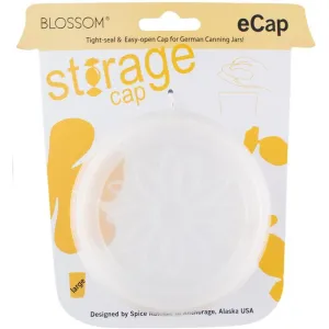 Blossom eCap -  Storage Cap for Canning Jars, Clear