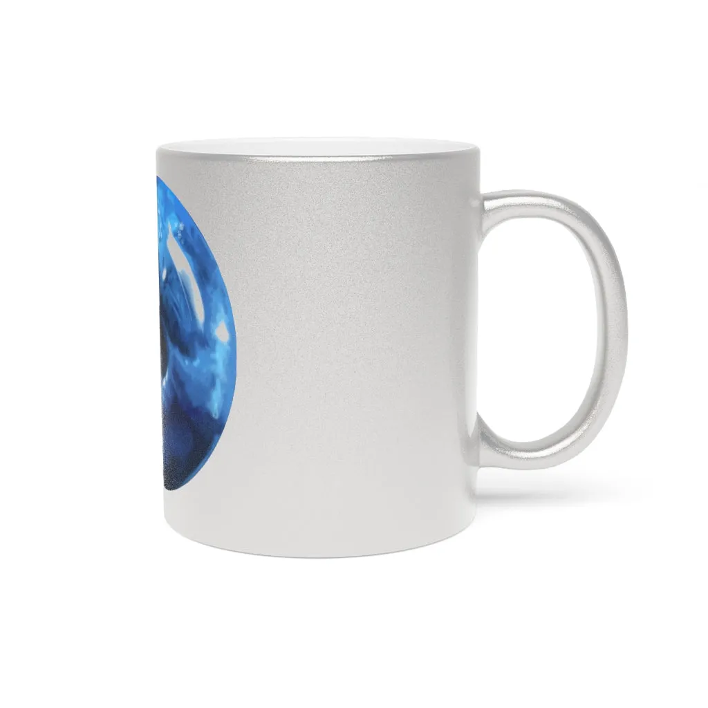 Blueberry Metallic Mug (Silver / Gold)