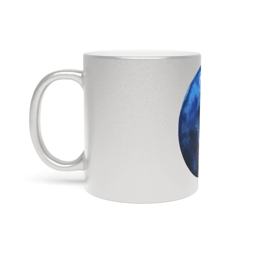 Blueberry Metallic Mug (Silver / Gold)