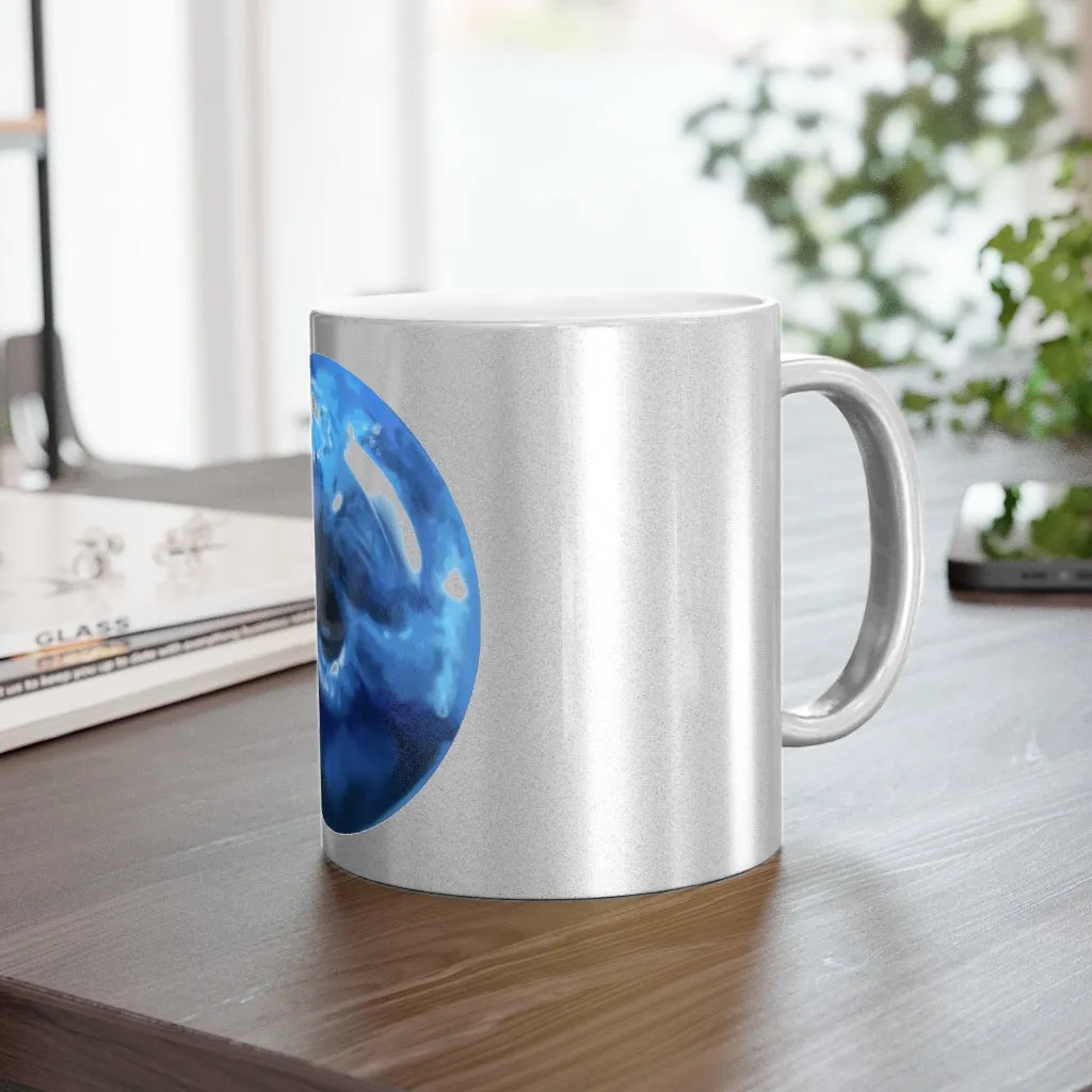 Blueberry Metallic Mug (Silver / Gold)