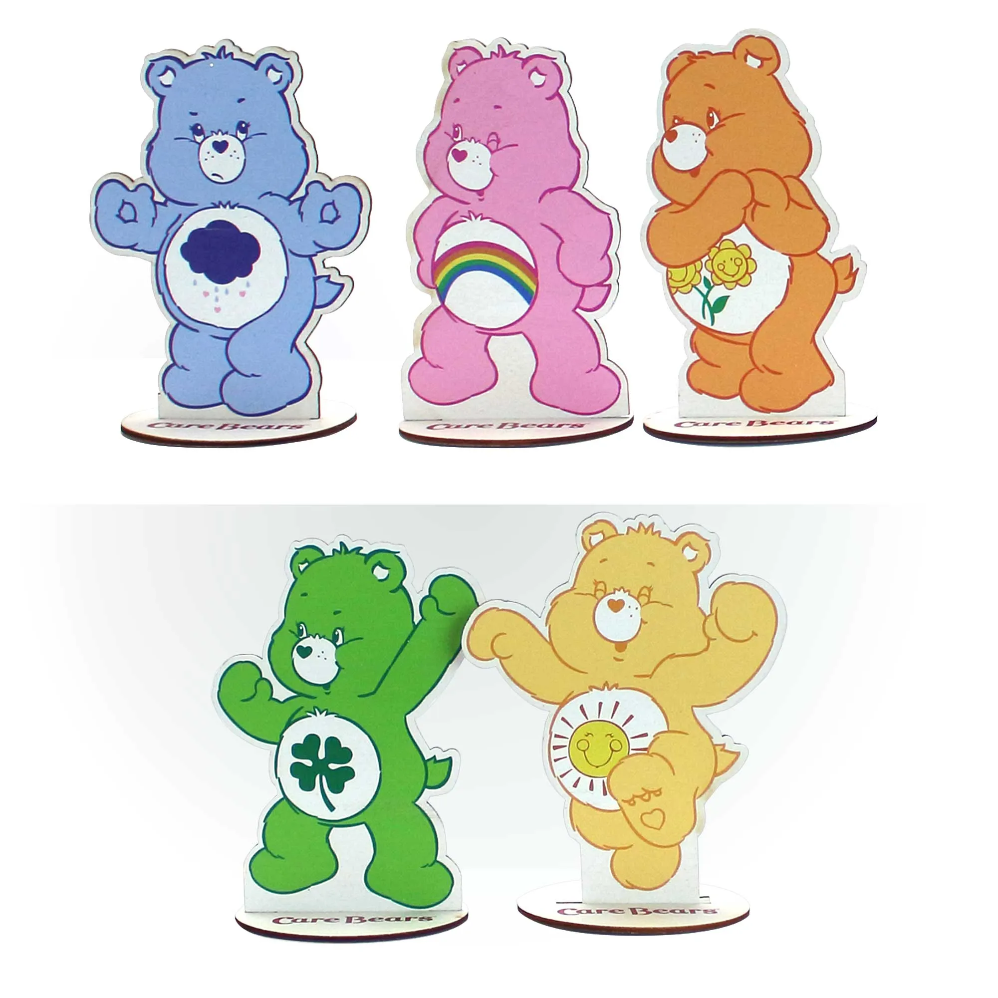 Care Bears Mini Wooden Figures (Set of 5)