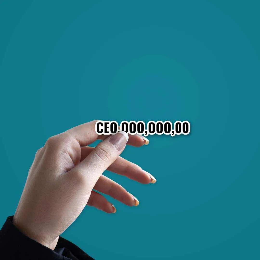 CEO,000,000,00 Sticker