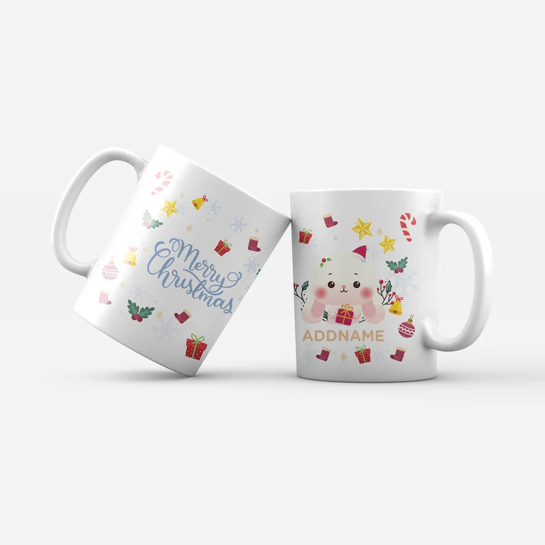 Christmas Cute Animal Series Mugs - Rabbit