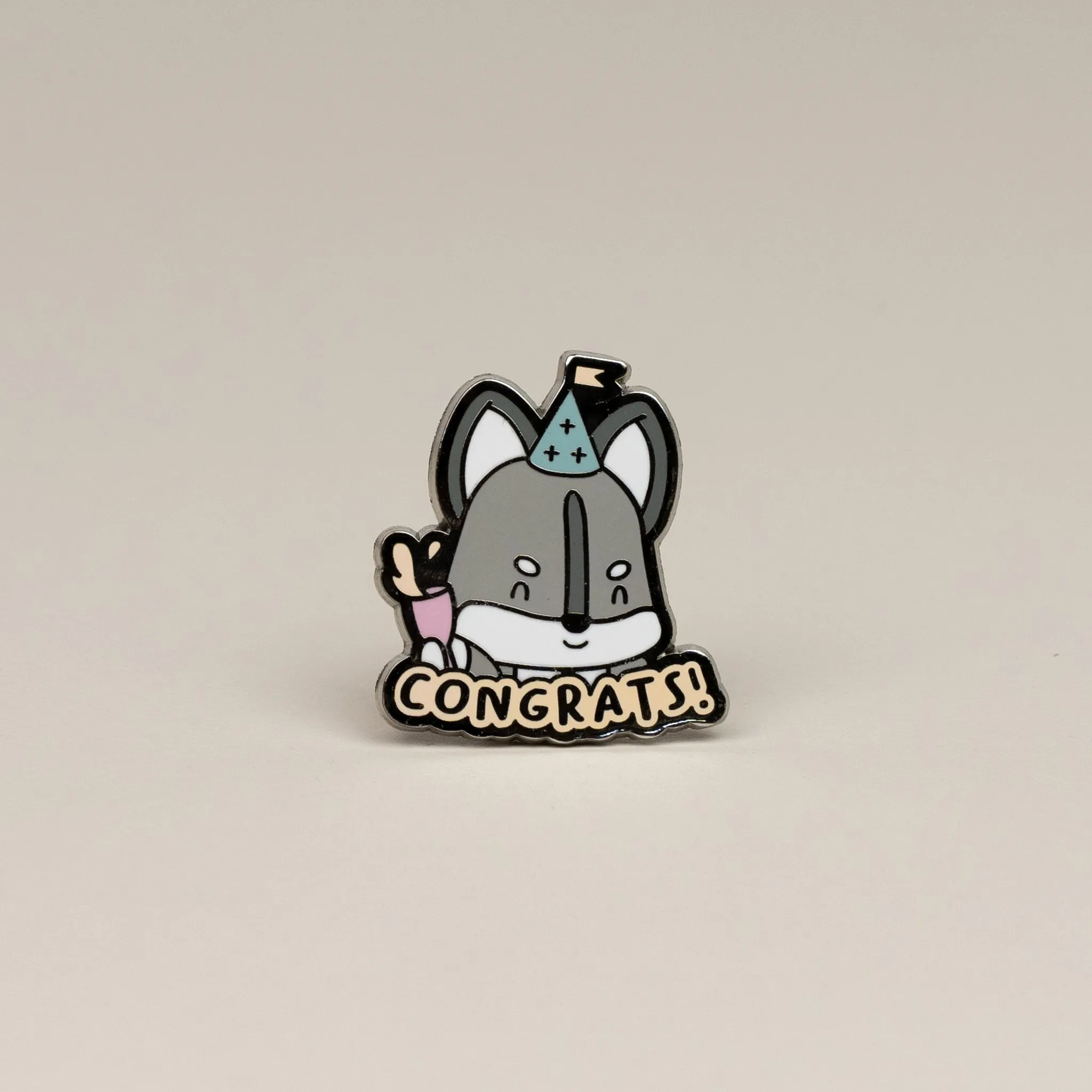 Congratulations Enamel Pin