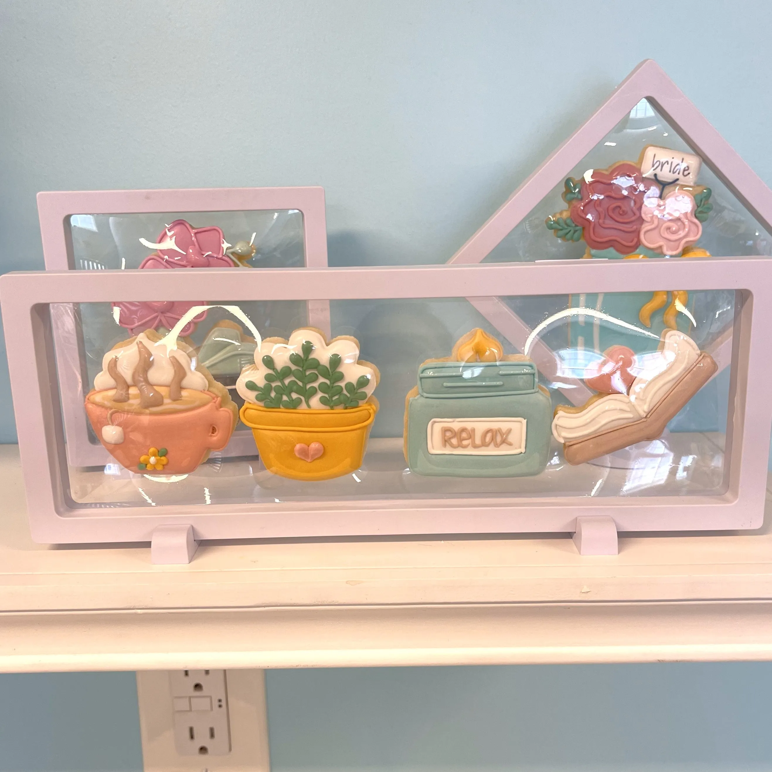 Cookie Display Long Rectangle Frame 4.25" x 11.75"