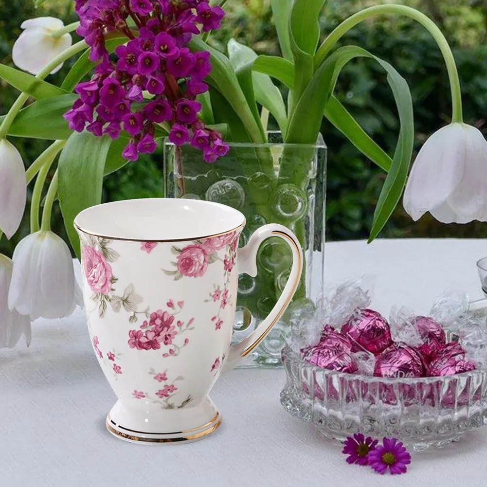 Creative Flower Ceramic Mug