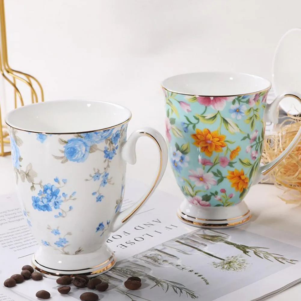 Creative Flower Ceramic Mug