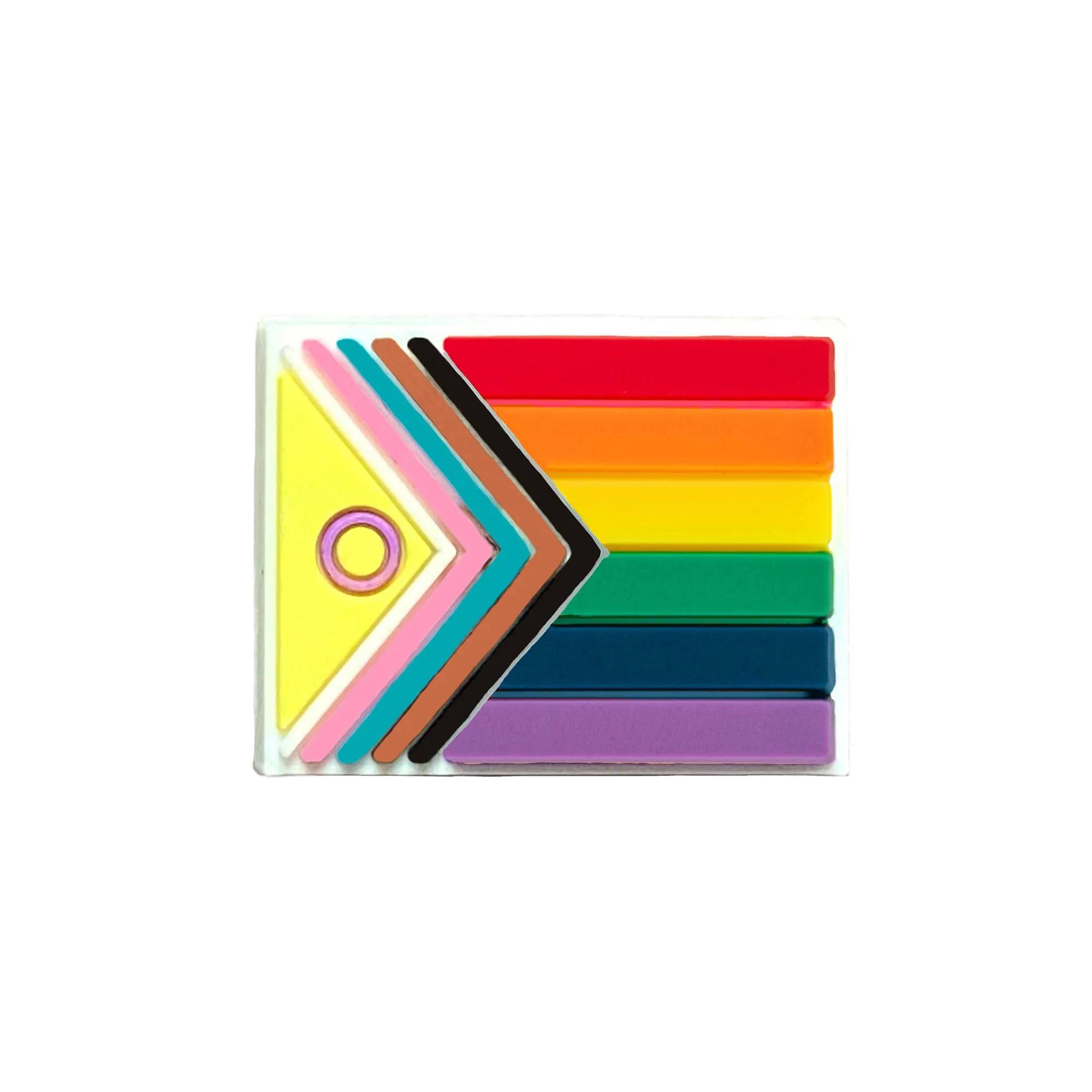 Daniel Quasar Intersex-Inclusive Progress Pride Flag Lapel Pins