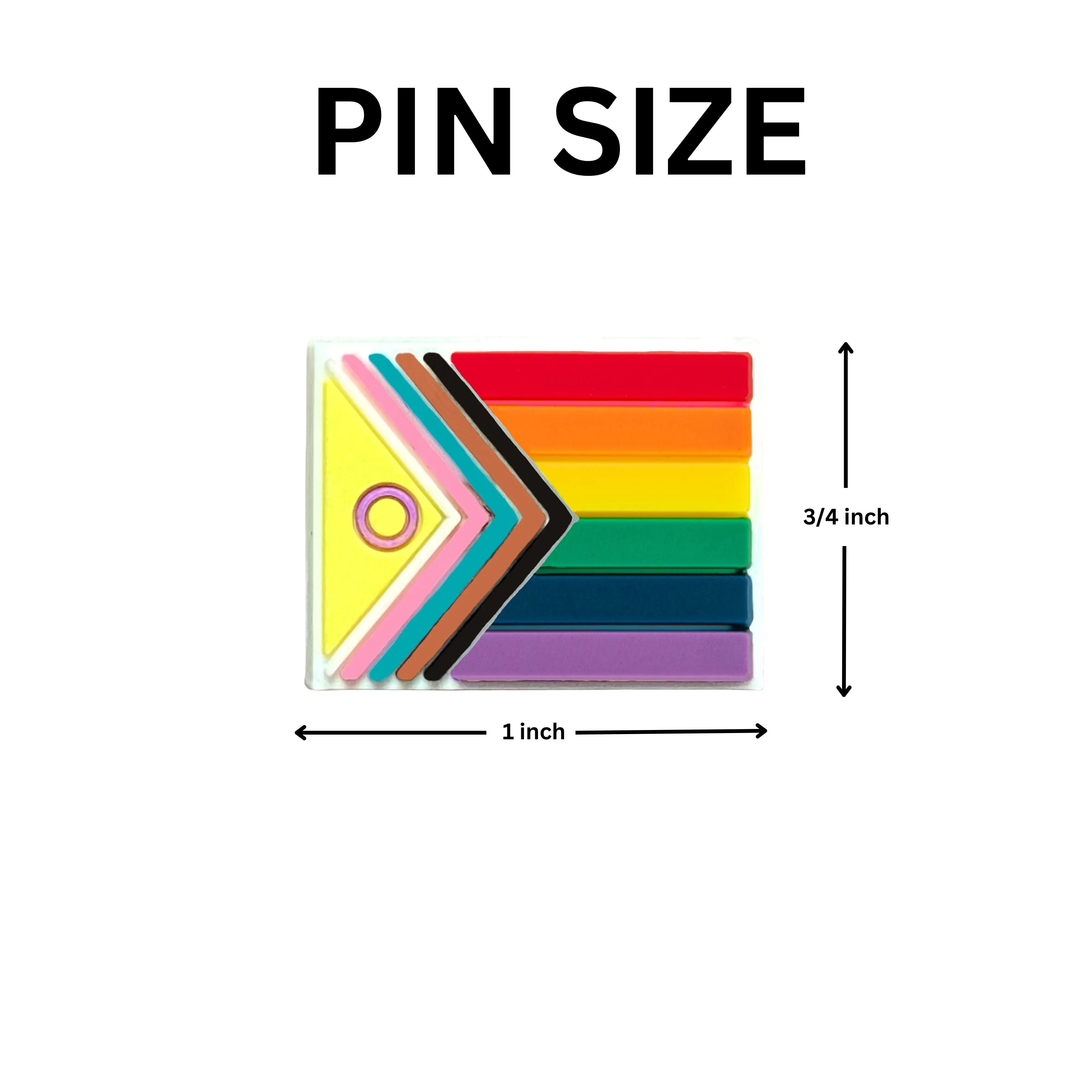 Daniel Quasar Intersex-Inclusive Progress Pride Flag Lapel Pins