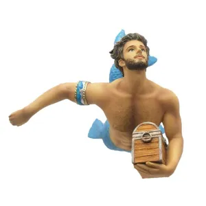 December Diamonds Mermen Collections - Treasure Trail Figurine