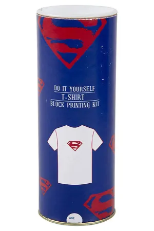 DIY T Shirt Block Print Kit - Superman