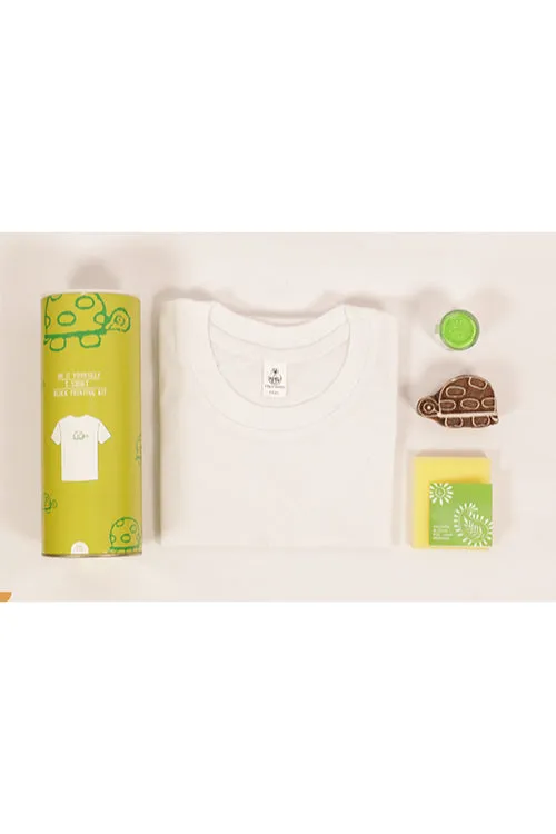 DIY T Shirt Block Print Kit - Turtle