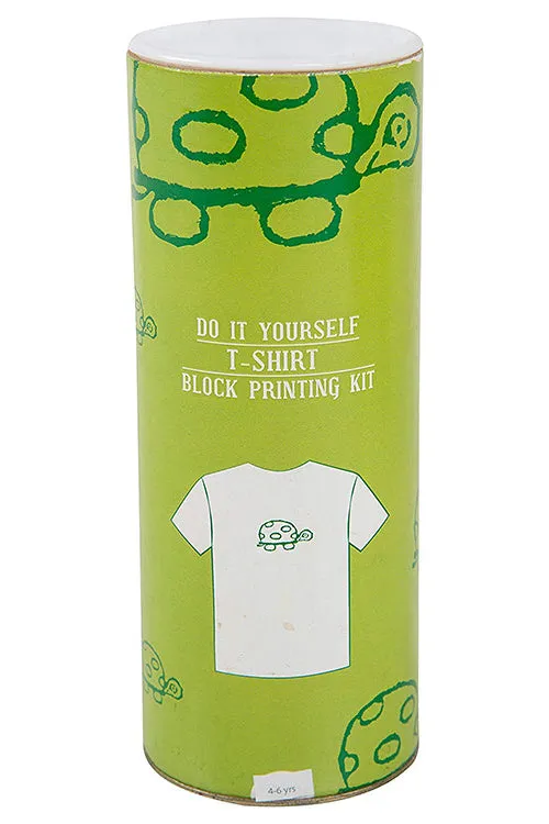 DIY T Shirt Block Print Kit - Turtle