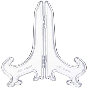 Easel Display Stand  - Plastic - Clear - 3.5 inches