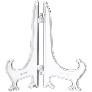 Easel Display Stand  - Plastic - Clear - 5 inches