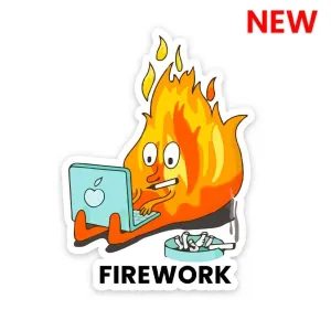 Firework Sticker