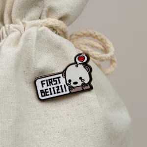 First Bellzi Enamel Pin