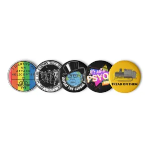 Freedom Fighter Pinback Button Set 2