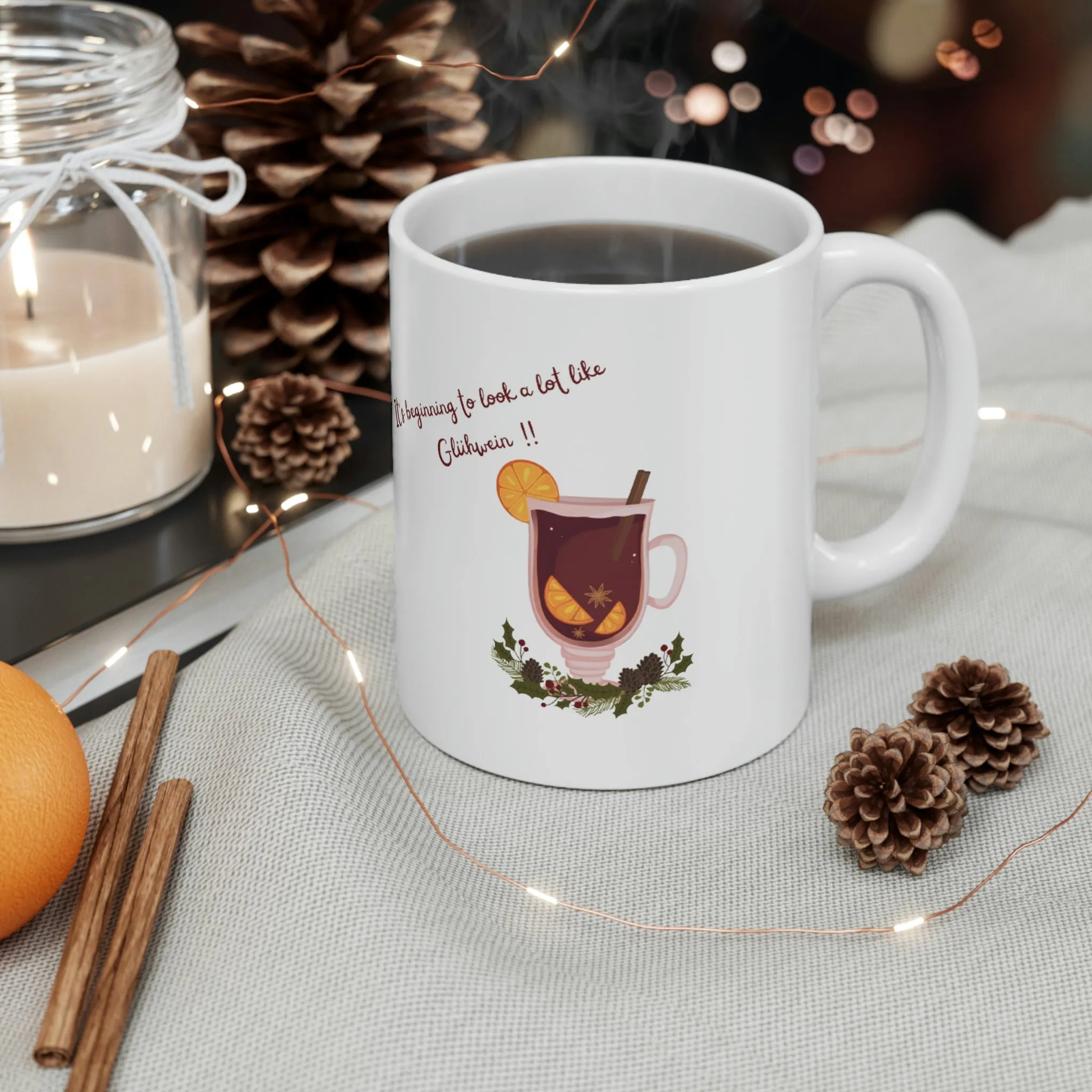 Gluhwein Ceramic Mug 11oz