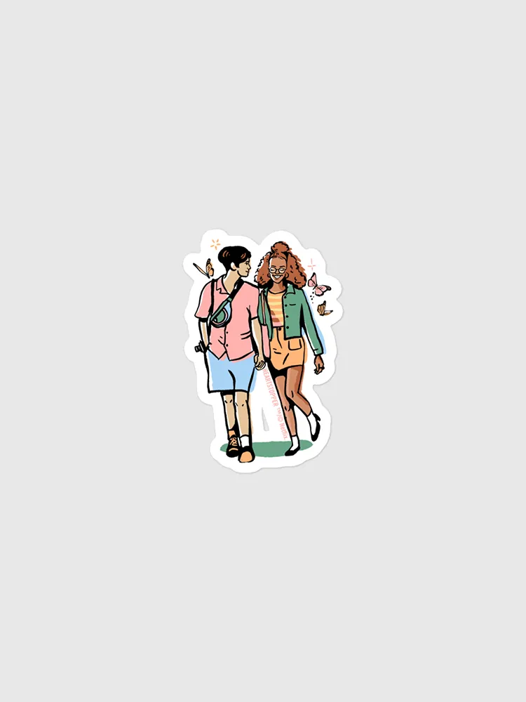 Heartstopper Elle & Tao Sticker