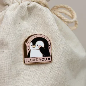 I Love You Enamel Pin