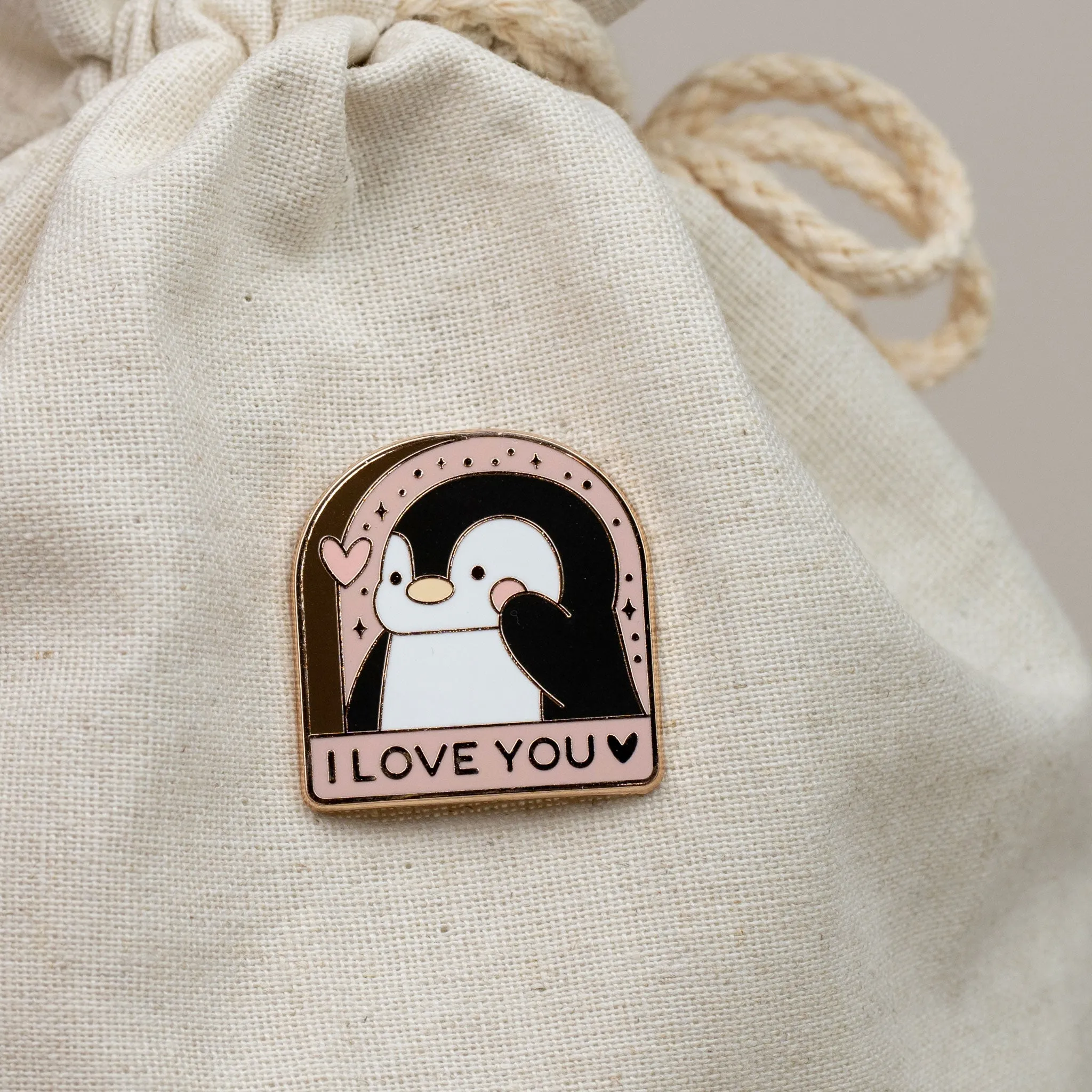 I Love You Enamel Pin