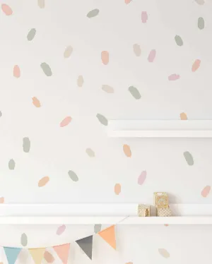 'Ice Cream Kisses' Super Fun Dots Decal Set | 174 dots!