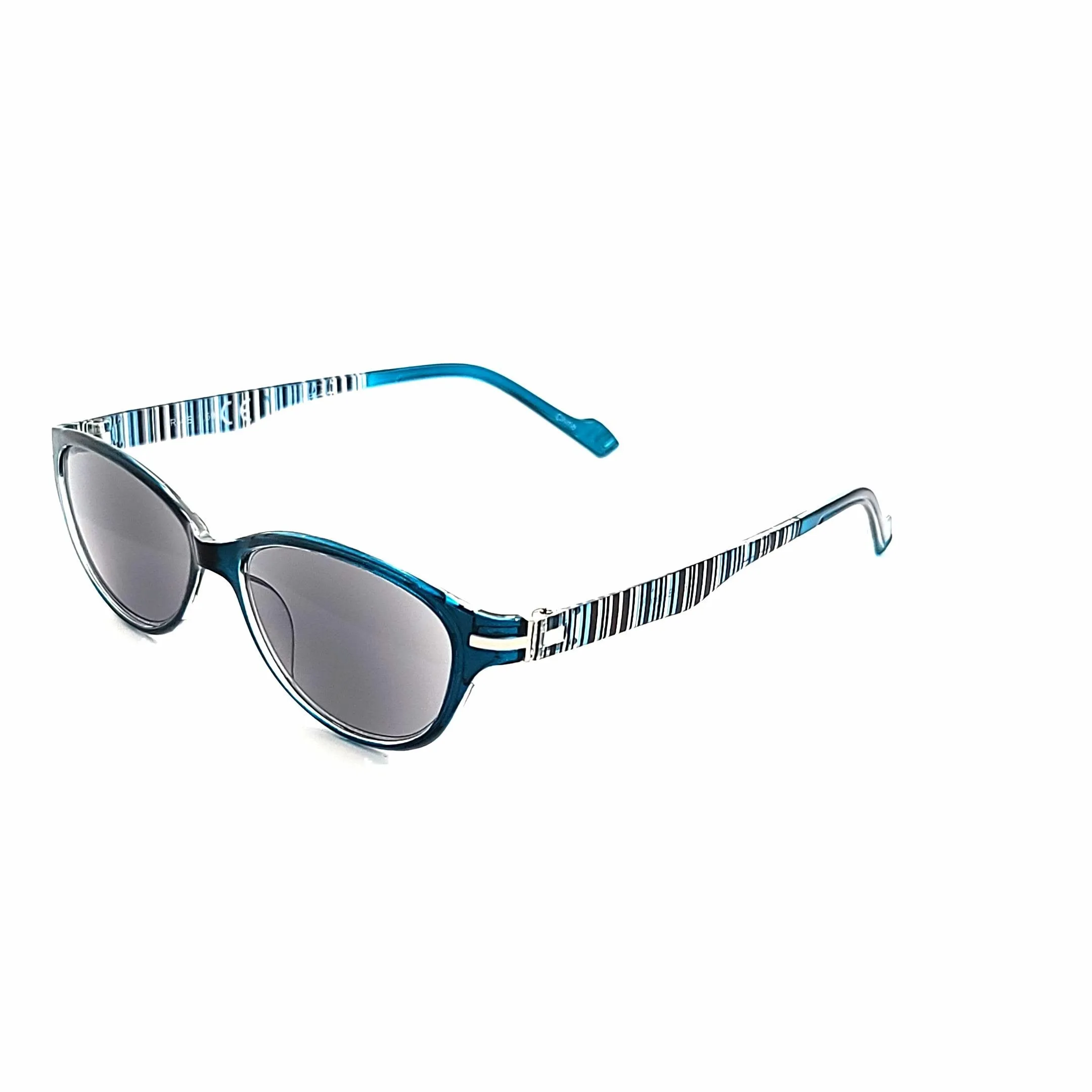 In Cahoots Lightweight Flexible Cateye Reading Sunglasses with Fully Magnified Lenses