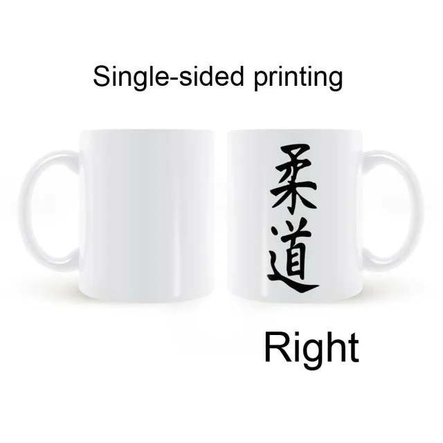 Japan, Martial Art Print Mug, Coffee Milk Ceramic Cup Creative Gifts Home Decor Mugs 11 oz